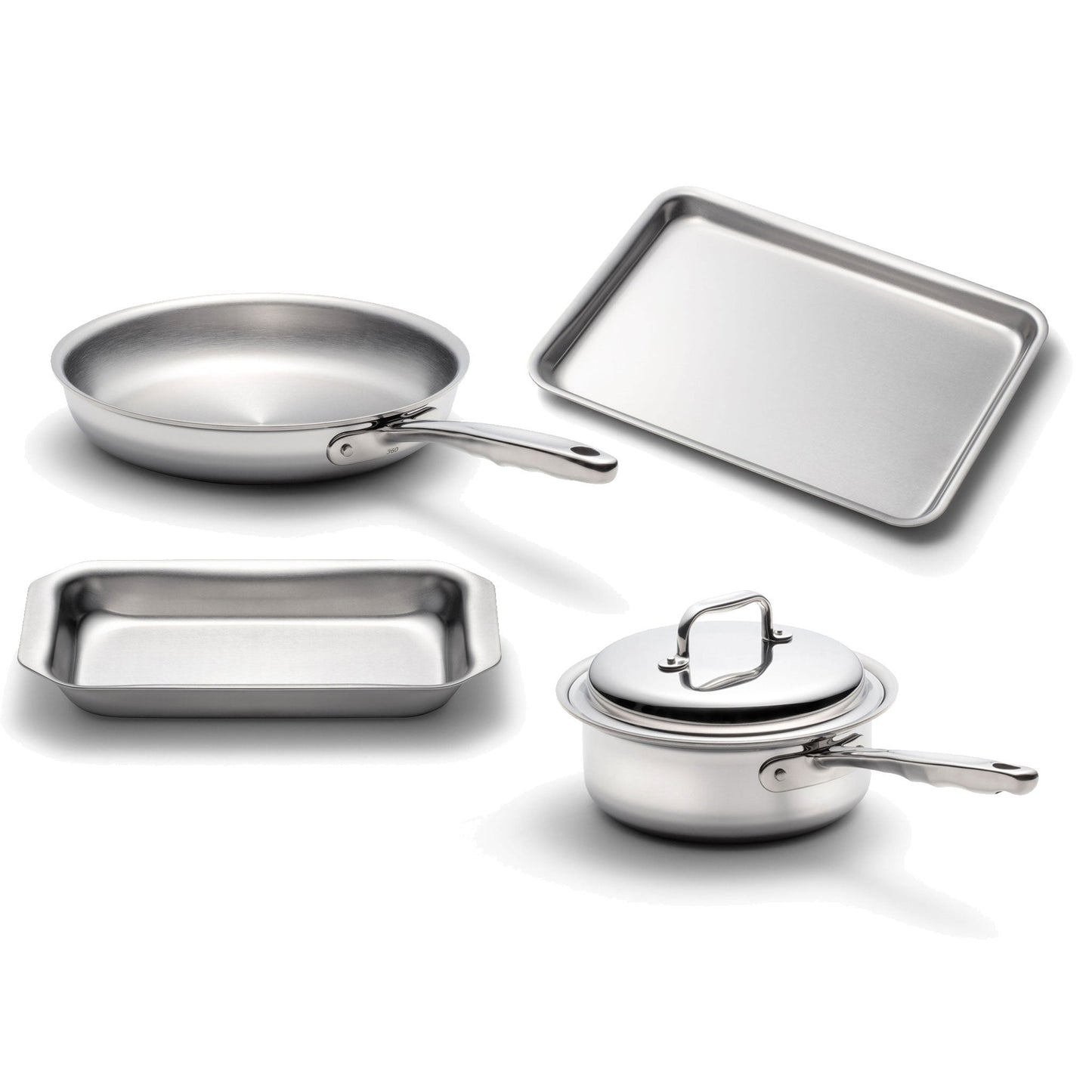 360 Cookware Stainless Steel Meal Delivery Set - 5 Piece Set