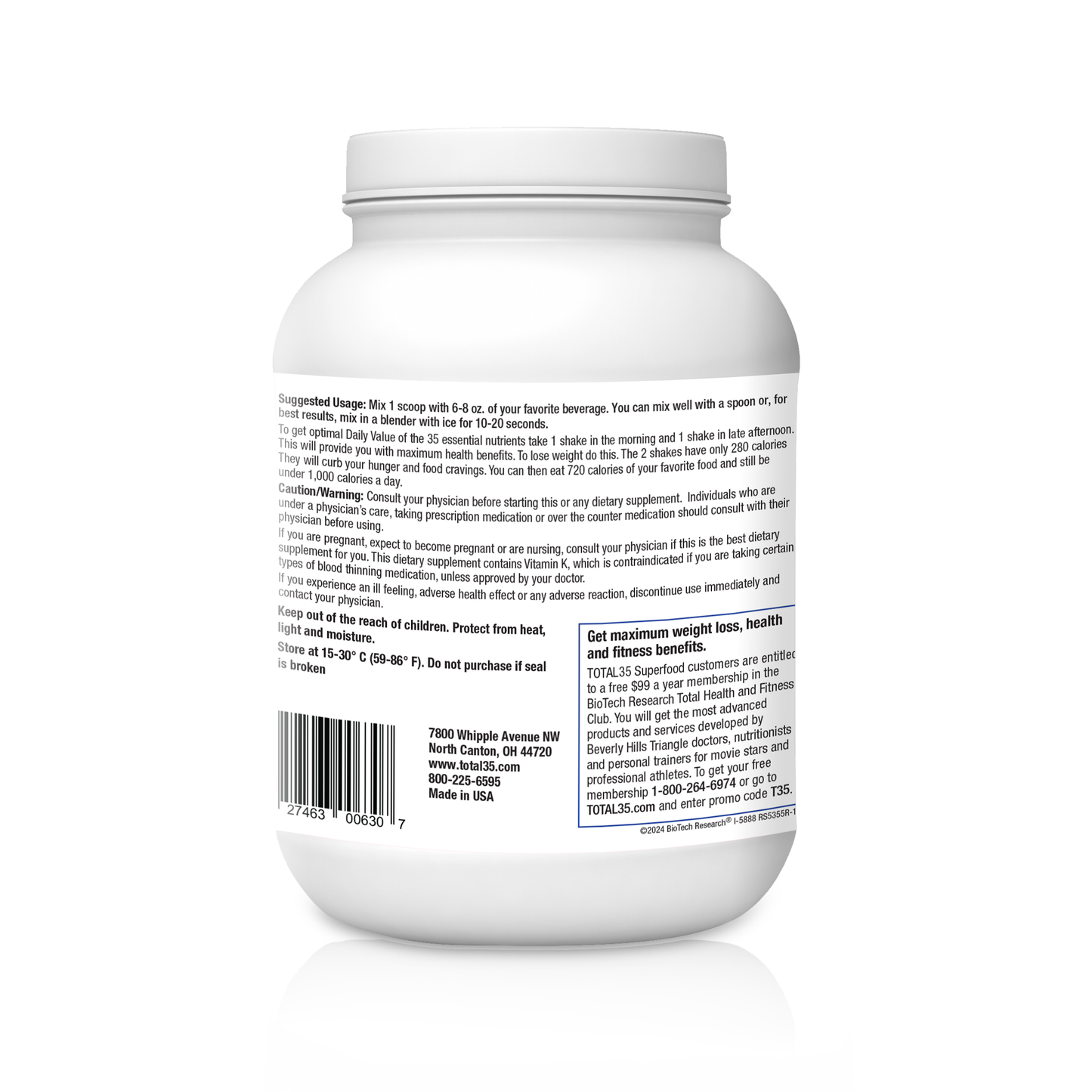 Total35® SuperFood Shake