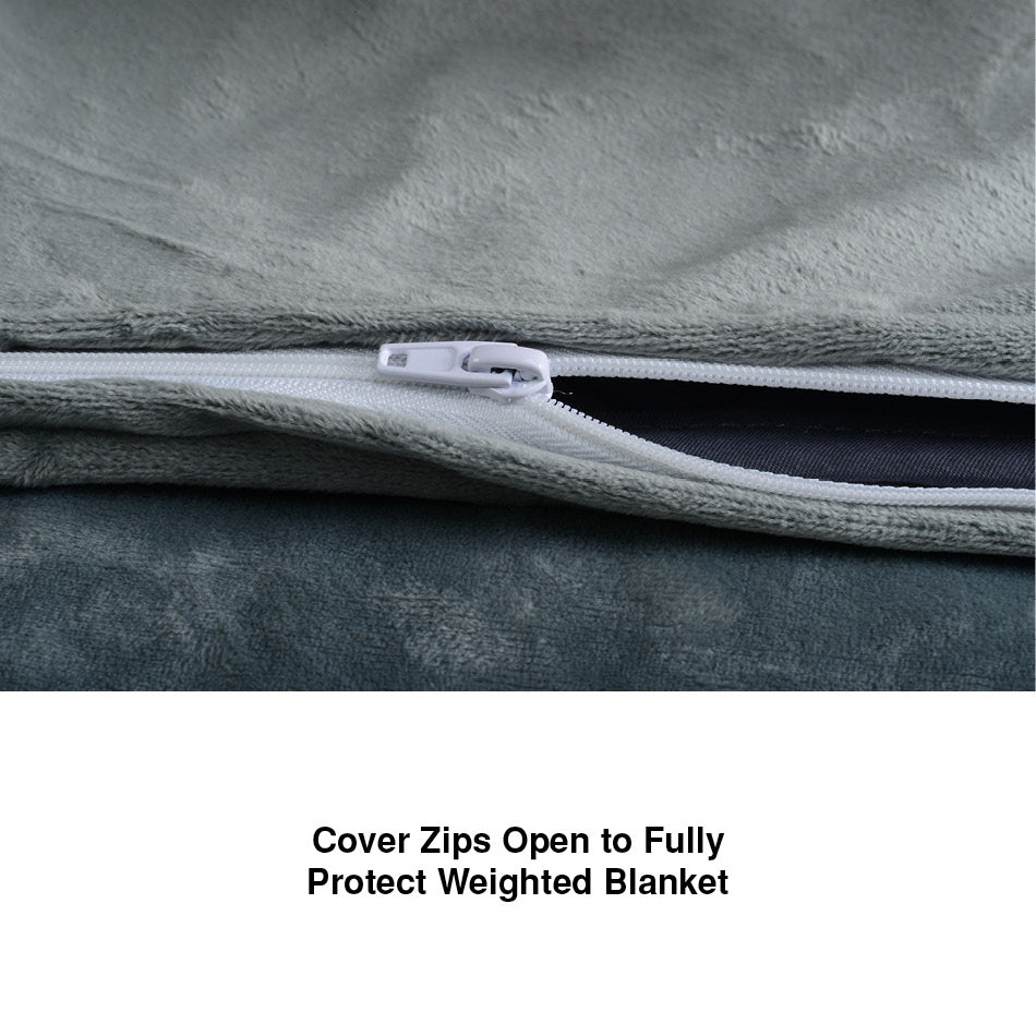 EdenPURE Weighted Calming Blanket Cover Zipper