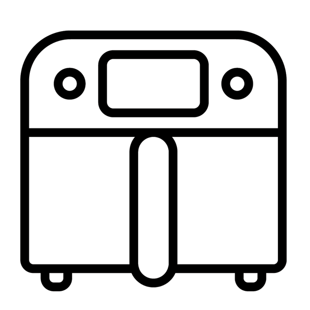 Line drawing of an appliance.