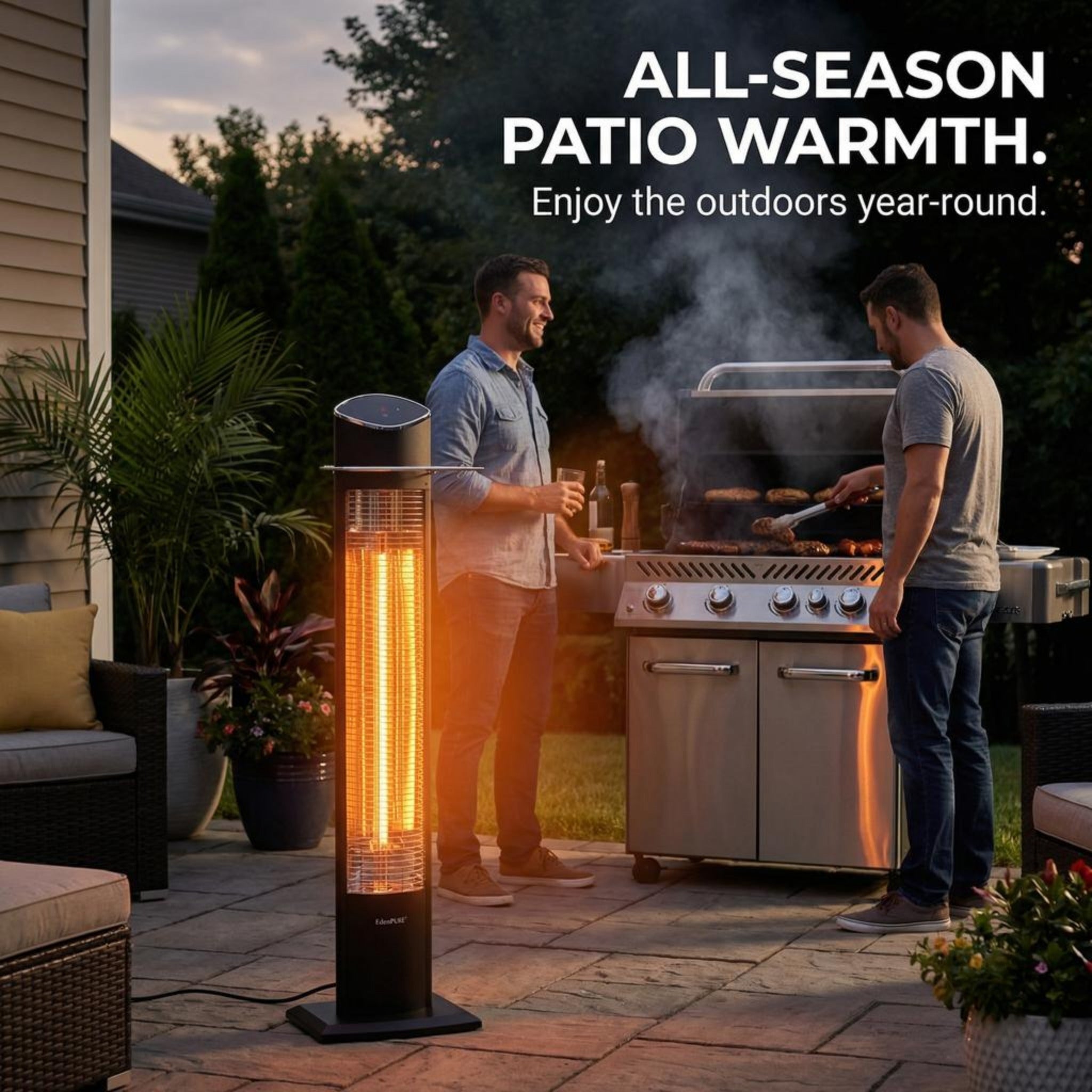 EdenPURE All Season Heater™ Indoor/Outdoor Infrared Tower Heater