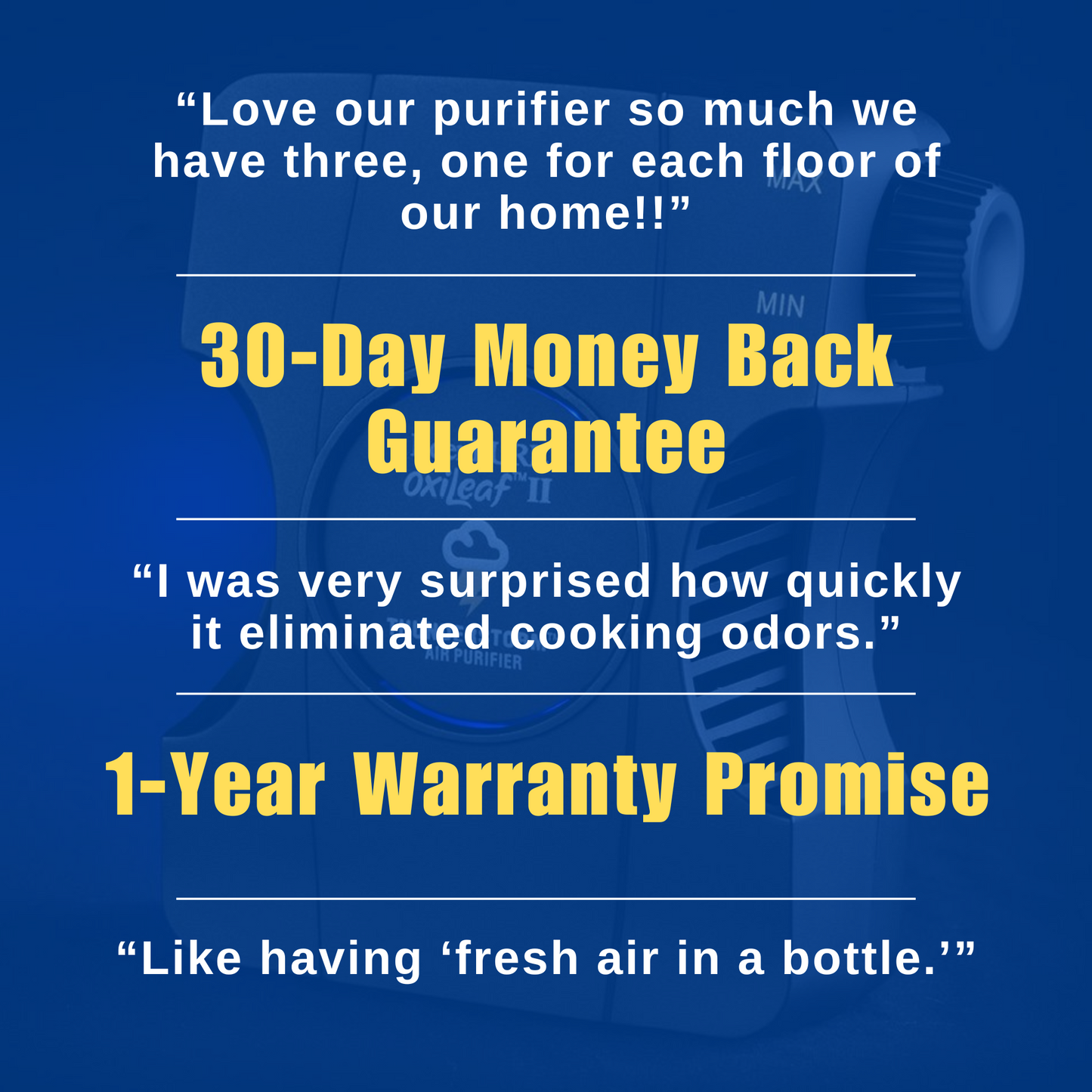 EdenPURE® Thunderstorm® Oxileaf® II Air Purifier