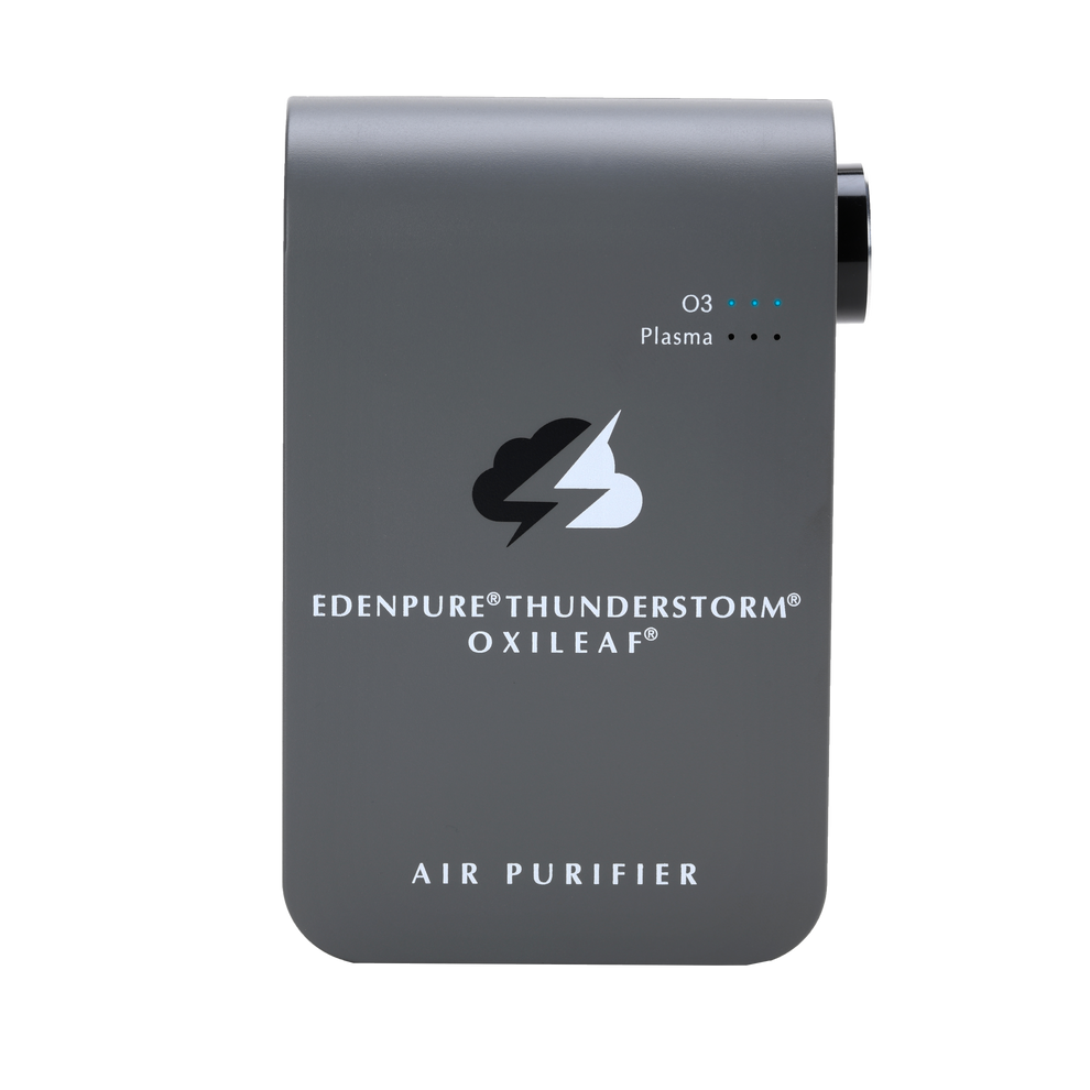EdenPURE Thunderstorm Oxileaf III Air Purifier — compact plug-in, kills 99.9% of bacteria and viruses