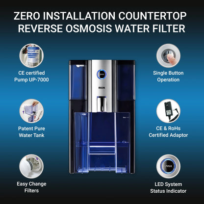 Zero Installation Purifier Countertop Reverse Osmosis Water Filter
