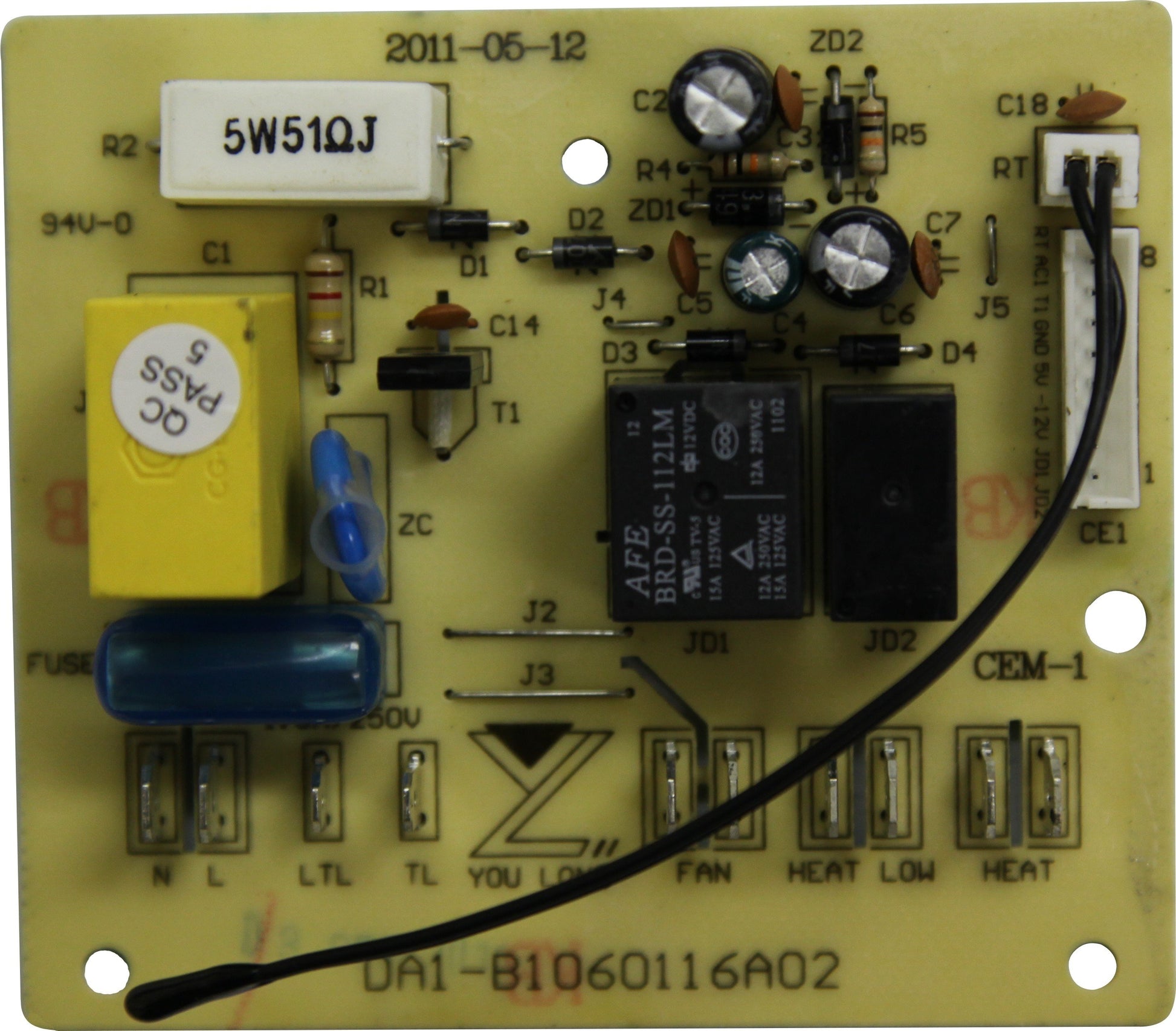 PC Control Board - Rear (A4998/RP) - Edenpure.com