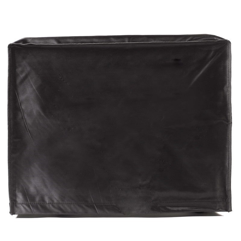 Large black EdenPURE heater dust jacket designed for full coverage and protection of portable infrared heaters