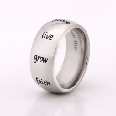 Ring Motivation Inspirational Humanities Ring for Men and Women – Edenpure.com